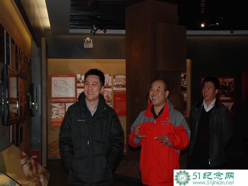 主管县长谢文征来我馆调研_网上祭奠亲人_网上祭奠英烈_如何网上祭拜