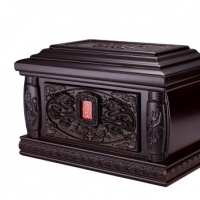 高档骨灰盒红木实木黑檀木紫檀木棺材花梨木寿盒